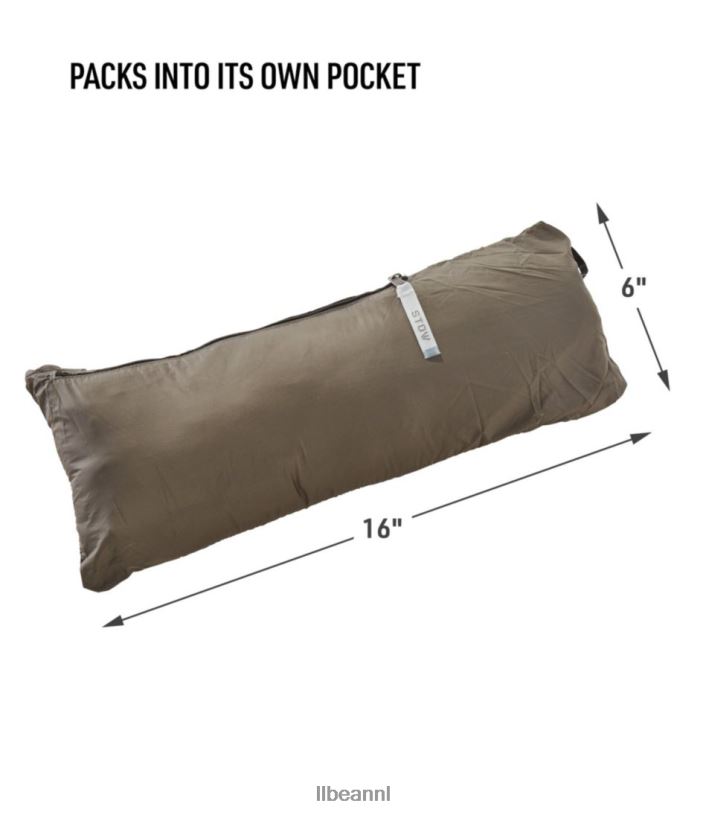 L.L.Bean vrouwen Ultralichte 850 donsjas met capuchon staalgrijs bovenkleding VT0646052