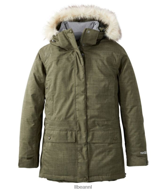 L.L.Bean vrouwen baxter staatsparka kelpgroene heide bovenkleding VT0645131