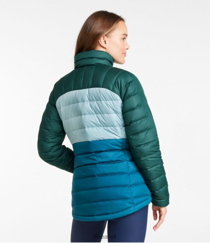 L.L.Bean vrouwen donsjack vintage indigo/mineraalblauw bovenkleding VT0646070