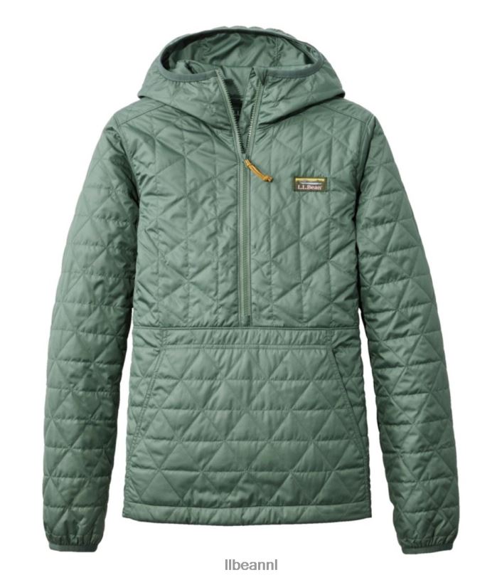 L.L.Bean vrouwen katahdin geïsoleerde trui zee groen bovenkleding VT0647306