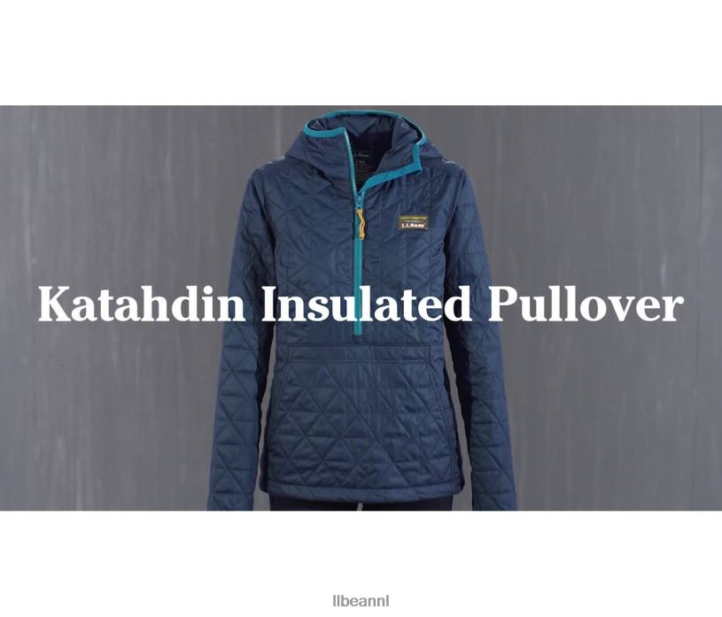 L.L.Bean vrouwen katahdin geïsoleerde trui zee groen bovenkleding VT0647306