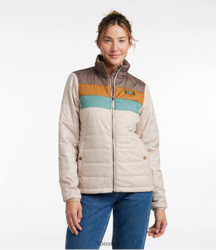 L.L.Bean vrouwen klassiek bergjasje met puffer stormblauw/staalblauw bovenkleding VT0646031