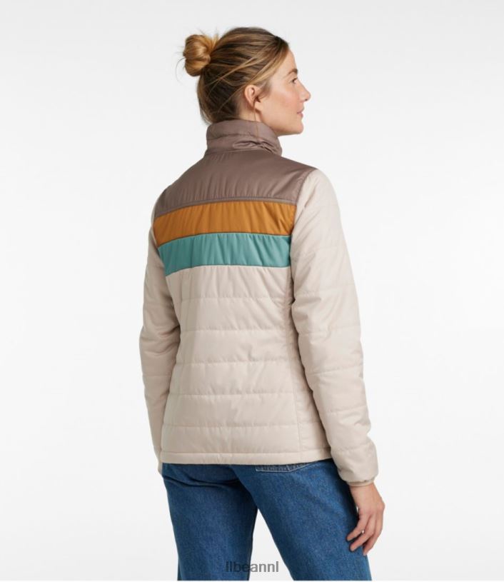 L.L.Bean vrouwen klassiek bergjasje met puffer stormblauw/staalblauw bovenkleding VT0646031