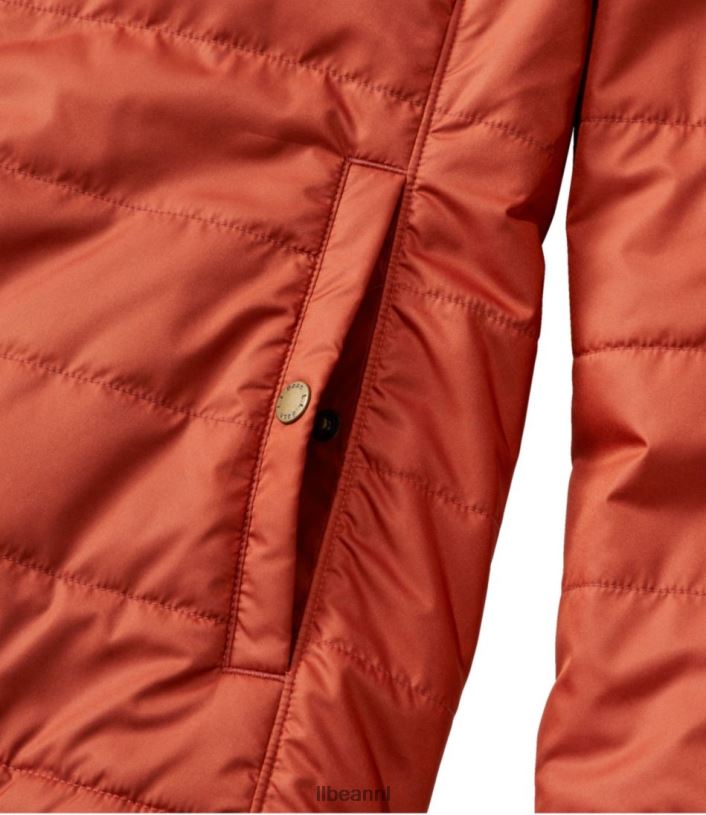 L.L.Bean vrouwen klassiek bergjasje met puffer stormblauw/staalblauw bovenkleding VT0646031