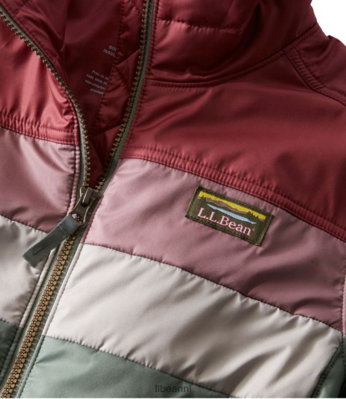 L.L.Bean vrouwen klassiek bergjasje met puffer stormblauw/staalblauw bovenkleding VT0646031