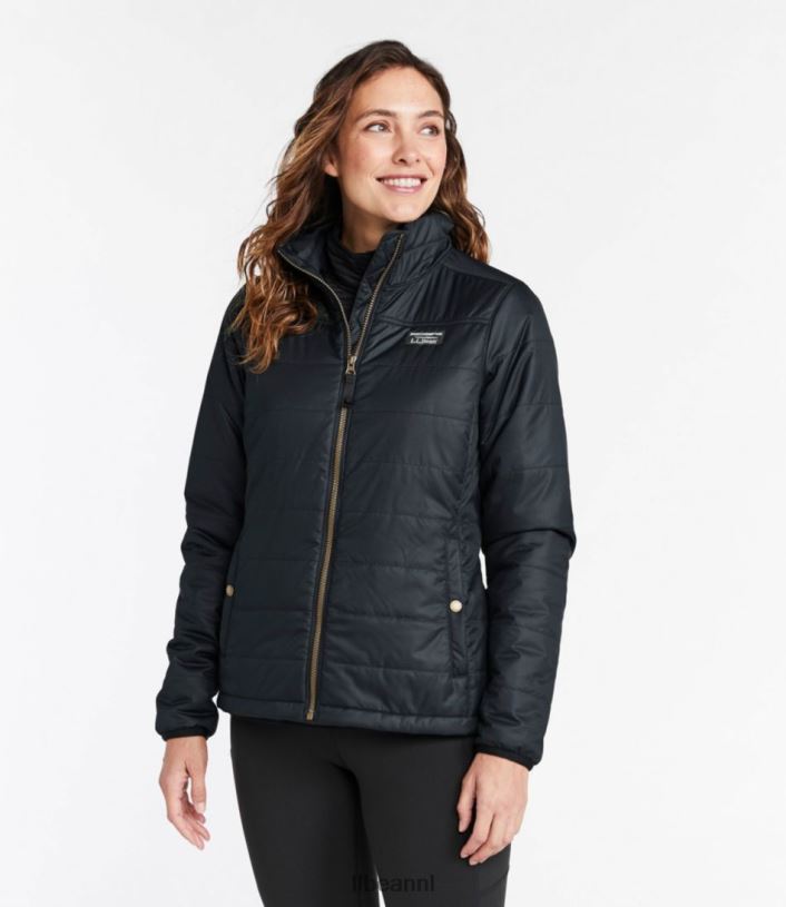 L.L.Bean vrouwen klassiek bergjasje met puffer zwart bovenkleding VT0643616