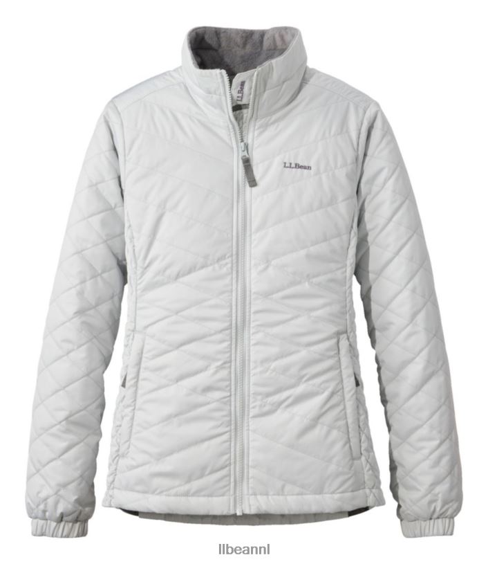 L.L.Bean vrouwen met fleece gevoerd primaloft-jack zilveren Maan bovenkleding VT0647051
