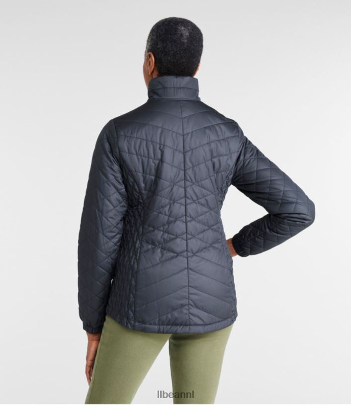 L.L.Bean vrouwen met fleece gevoerd primaloft-jack zilveren Maan bovenkleding VT0647051