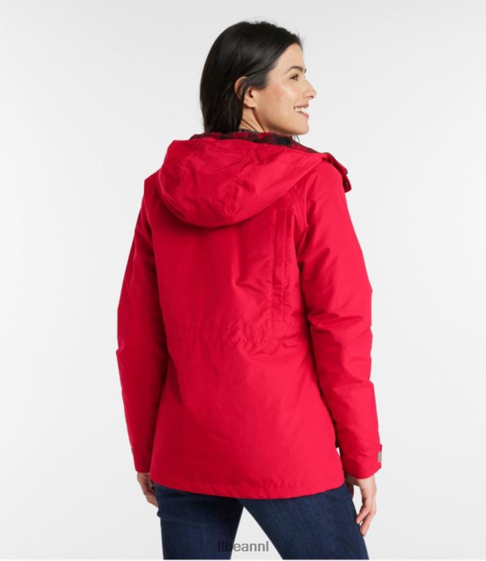 L.L.Bean vrouwen originele baxter staatsparka \'82 stormblauw/zwart bosgroen bovenkleding VT0643688