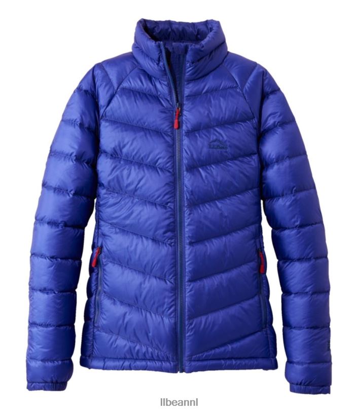 L.L.Bean vrouwen ultralicht 850 donsjack heldere saffier bovenkleding VT0647054