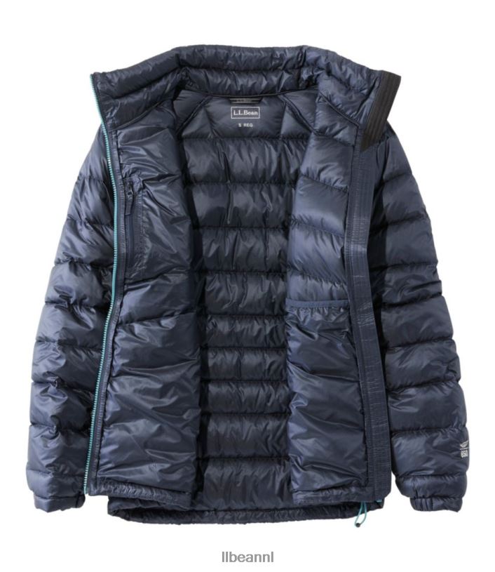 L.L.Bean vrouwen ultralicht 850 donsjack heldere saffier bovenkleding VT0647054