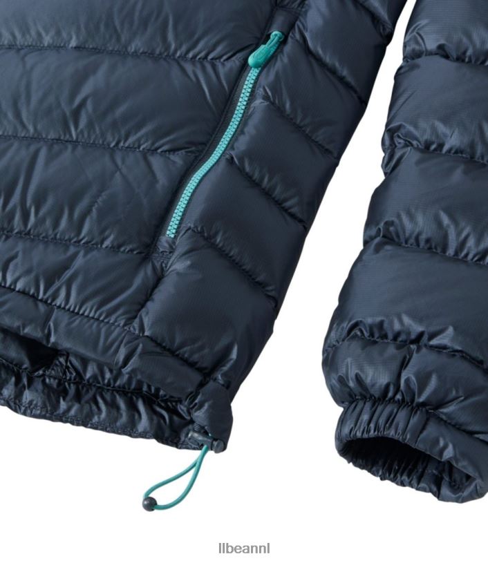 L.L.Bean vrouwen ultralicht 850 donsjack heldere saffier bovenkleding VT0647054