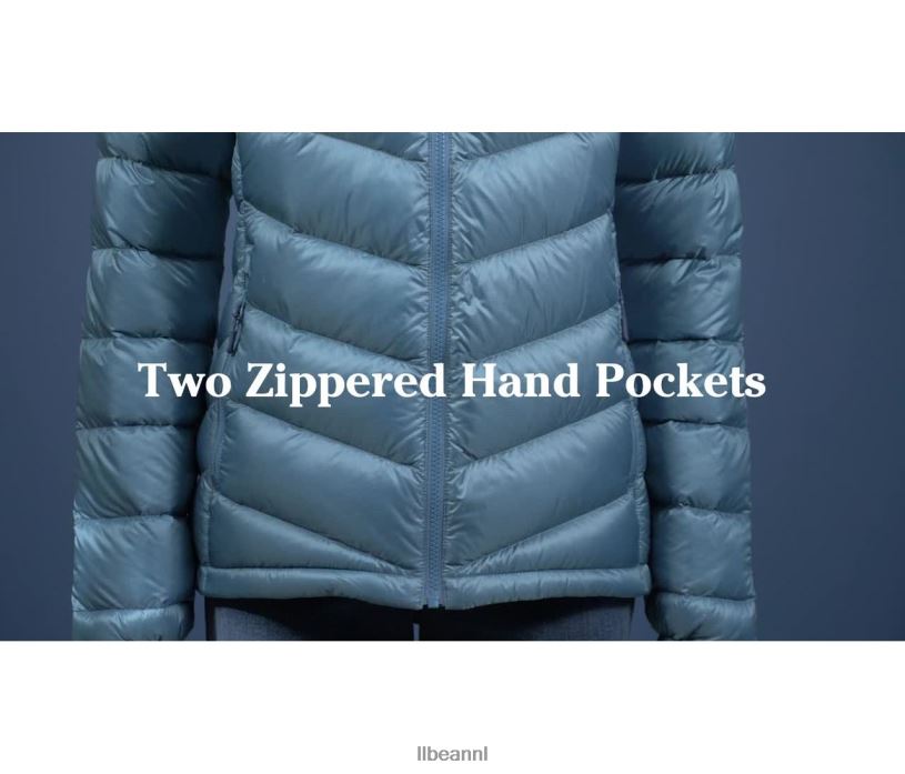 L.L.Bean vrouwen ultralicht 850 donsjack heldere saffier bovenkleding VT0647054