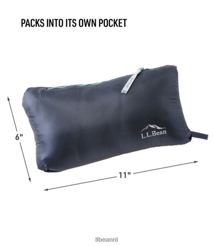 L.L.Bean vrouwen ultralicht 850 donsjack met capuchon diepe lagune bovenkleding VT0646670