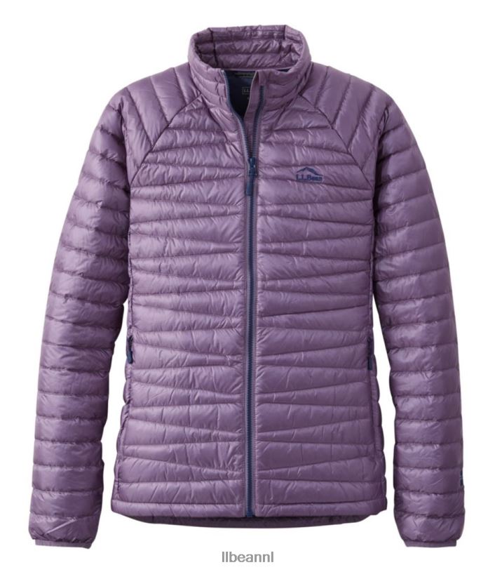 L.L.Bean vrouwen ultralichte 850 donstrui gedempt paars bovenkleding VT0643619