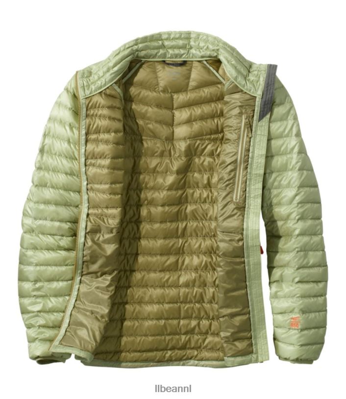 L.L.Bean vrouwen ultralichte 850 donstrui vervaagde jade bovenkleding VT064853