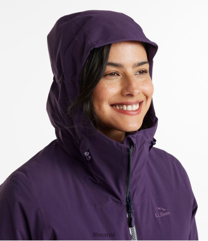 L.L.Bean vrouwen waterdicht primaloft packaway-jack donker marineblauw bovenkleding VT064859