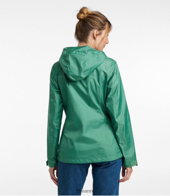 L.L.Bean vrouwen Trail-model regenjas maanlicht blauw bovenkleding VT0645062