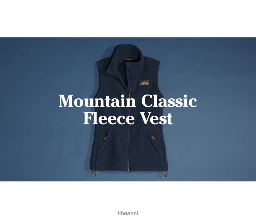 L.L.Bean vrouwen Klassiek bergfleecevest storm wintertaling bovenkleding VT0643610