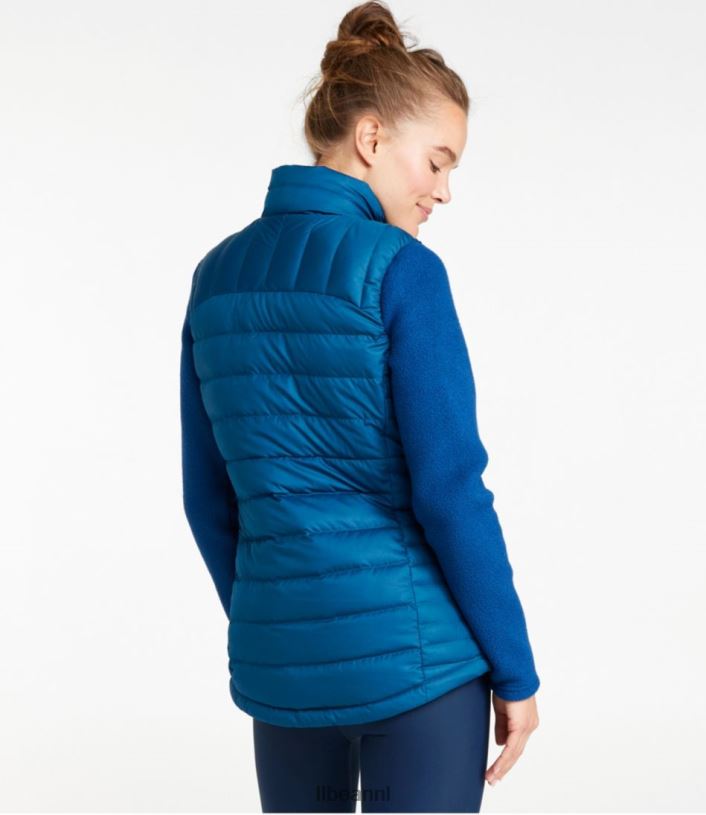 L.L.Bean vrouwen donzen vest donker marineblauw bovenkleding VT064880