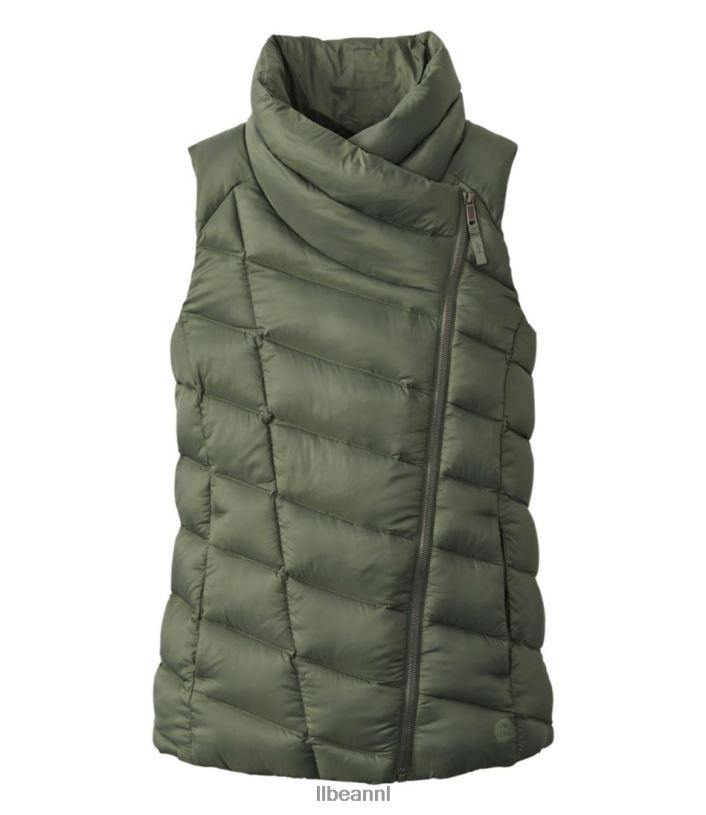L.L.Bean vrouwen grenzeloos donsdonsvest tijm bovenkleding VT0646055