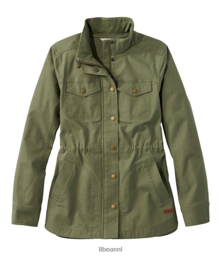 L.L.Bean vrouwen Beanflex utility-jack diepe olijf bovenkleding VT0644789