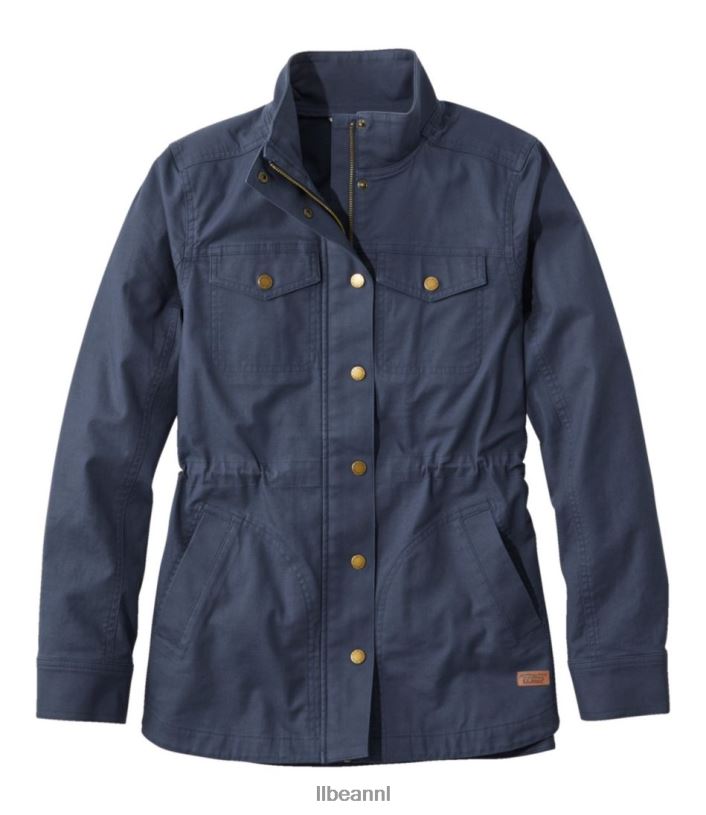 L.L.Bean vrouwen Beanflex utility-jack koolstof marine bovenkleding VT0643187