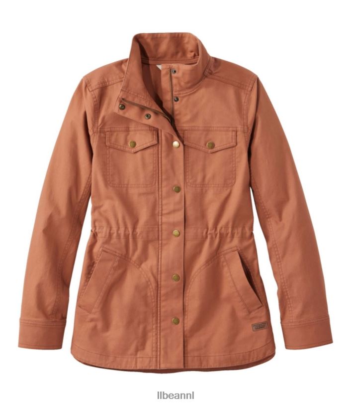 L.L.Bean vrouwen Beanflex utility-jack koper bruin bovenkleding VT0646529