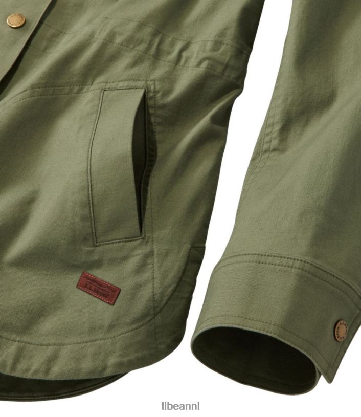 L.L.Bean vrouwen Beanflex utility-jack koper bruin bovenkleding VT0646529