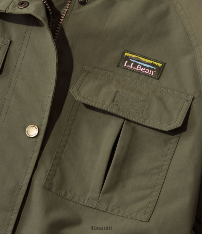 L.L.Bean vrouwen Klassiek waterbestendig bergjack kelp groen bovenkleding VT0646025