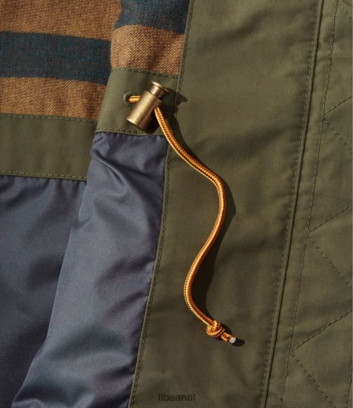 L.L.Bean vrouwen Klassiek waterbestendig bergjack kelp groen bovenkleding VT0646025