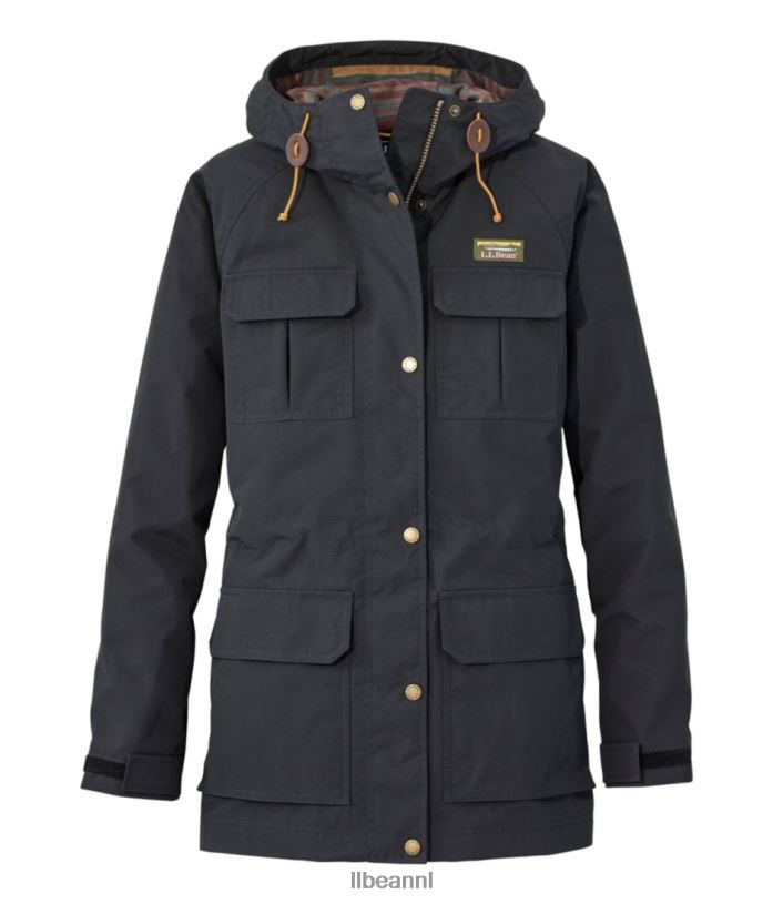 L.L.Bean vrouwen Klassiek waterbestendig bergjack zwart bovenkleding VT0645068