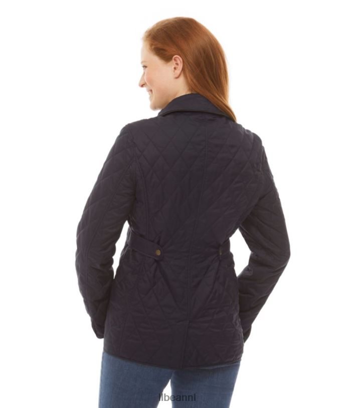 L.L.Bean vrouwen gewatteerde rijjas helder brons bovenkleding VT064832