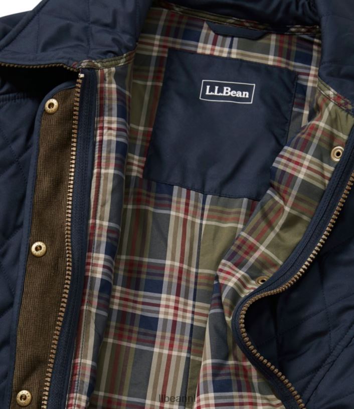 L.L.Bean vrouwen gewatteerde rijjas helder brons bovenkleding VT064832