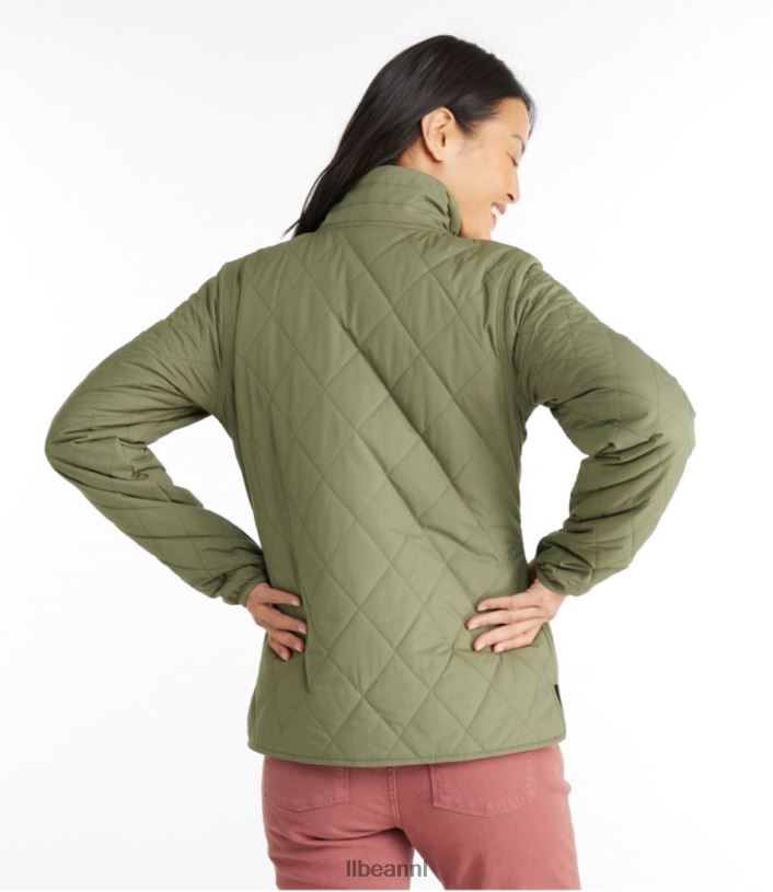 L.L.Bean vrouwen gezellig gewatteerd jasje rangeley blauw bovenkleding VT0643604