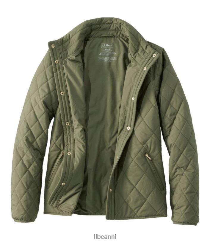 L.L.Bean vrouwen gezellig gewatteerd jasje rangeley blauw bovenkleding VT0643604
