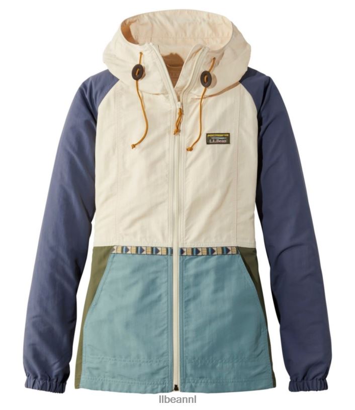 L.L.Bean vrouwen Klassiek bergjack natuurlijk/mineraalblauw bovenkleding VT064826