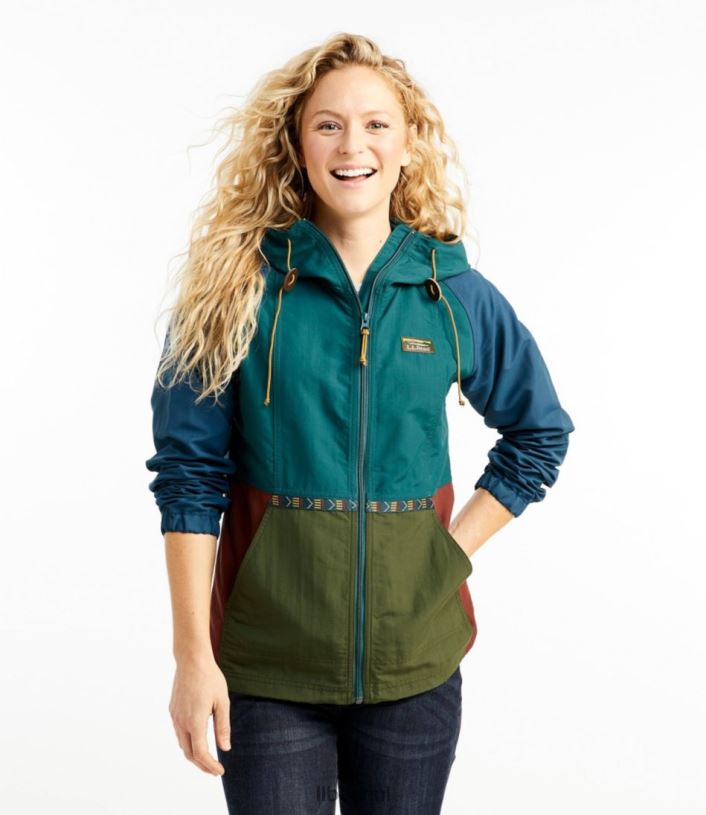 L.L.Bean vrouwen Klassiek bergjack sparren/Toscaanse olijf bovenkleding VT0643592