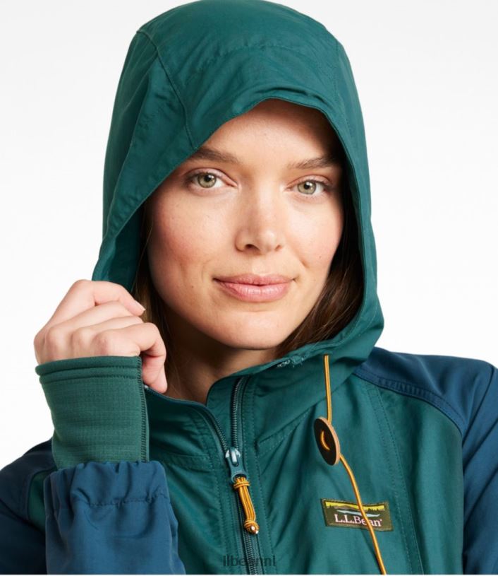 L.L.Bean vrouwen Klassiek bergjack sparren/Toscaanse olijf bovenkleding VT0643592