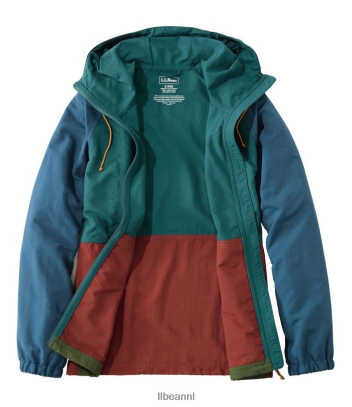 L.L.Bean vrouwen Klassiek bergjack sparren/Toscaanse olijf bovenkleding VT0643592