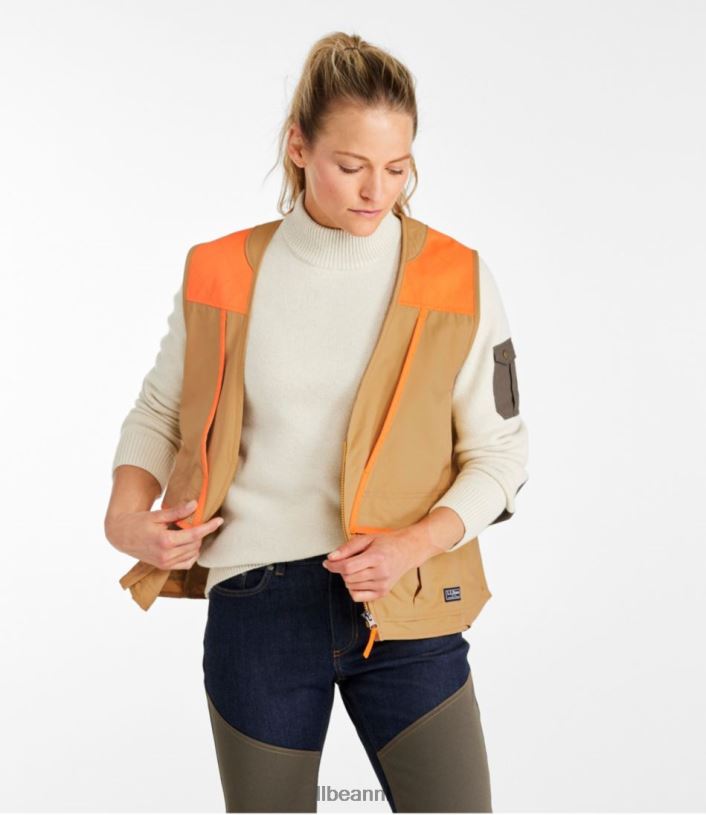 L.L.Bean vrouwen hoogland jacht ves kloof kaki uitrusting voor buiten VT0642086