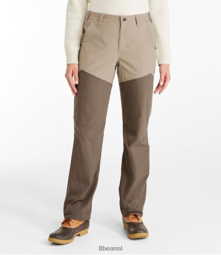 L.L.Bean vrouwen Upland Pro jachtbroek asschors/donkere sintel uitrusting voor buiten VT0642065