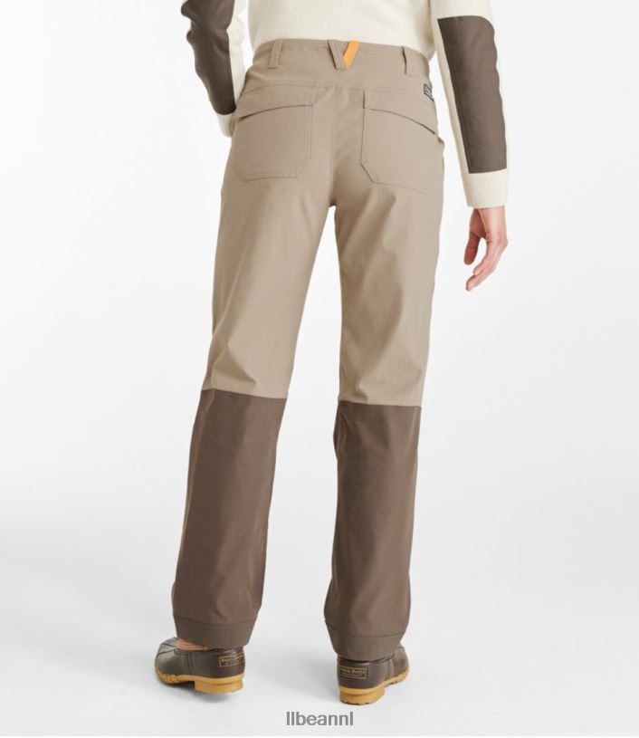 L.L.Bean vrouwen Upland Pro jachtbroek asschors/donkere sintel uitrusting voor buiten VT0642065
