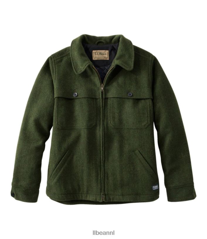 L.L.Bean vrouwen Maine Guide jac-shirt met ritssluiting aan de voorkant en primaloft loden uitrusting voor buiten VT064190