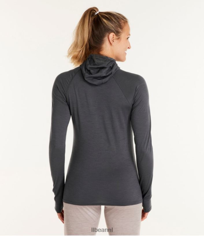 L.L.Bean vrouwen Cresta wol ultralichte 150 basislaag vervaagde maagdenpalm kleding VT0643460