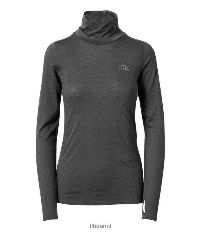 L.L.Bean vrouwen Cresta wol ultralichte 150 coltrui legering grijs kleding VT0644981