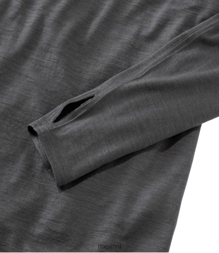 L.L.Bean vrouwen Cresta wol ultralichte 150 coltrui legering grijs kleding VT0644981