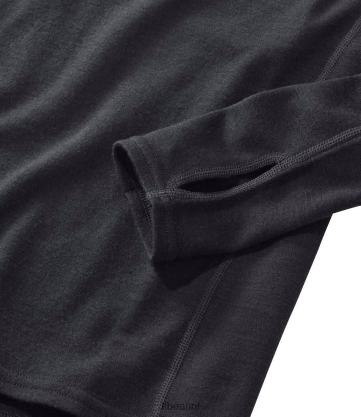 L.L.Bean vrouwen cresta middengewicht 250 crewtop levendig rood kleding VT0646004