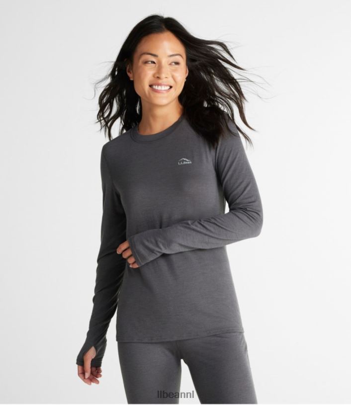 L.L.Bean vrouwen cresta ultralichte 150 crewtop licht paars kleding VT0643430