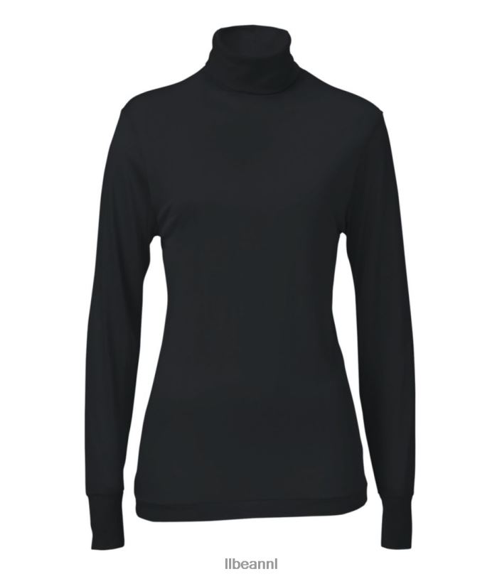 L.L.Bean vrouwen zijden ondergoed zwart kleding VT064763